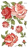 Supperb Temporary Tattoos - Rose Blooming