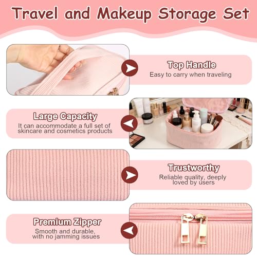 Beautycase Make-upkoffer meisjes 82-delig roze - View 2