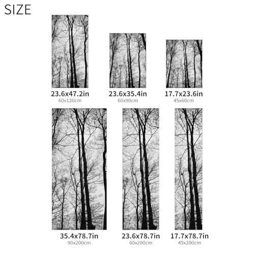 Película para ventana privacidad diseño árbol negro 17.7'' x 78.7'' miniatura 3