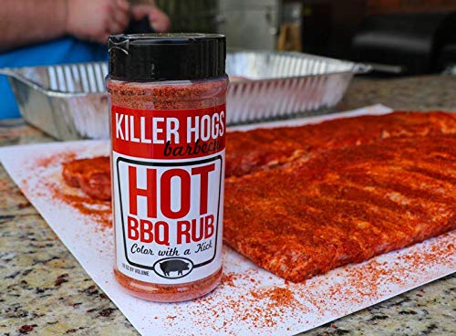 image for Killer Hogs HOT BBQ Rub | Championship Grill Seasoning for Beef, Steak