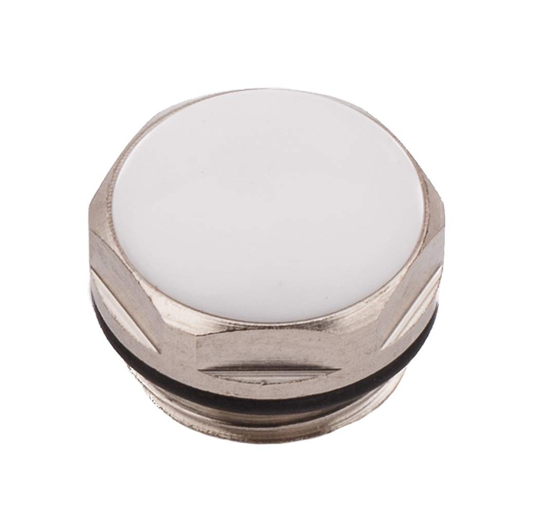 Buy 1/2" BSP Male Radiator Blanking Plug Pipe Tube Fittings Chrome Stop