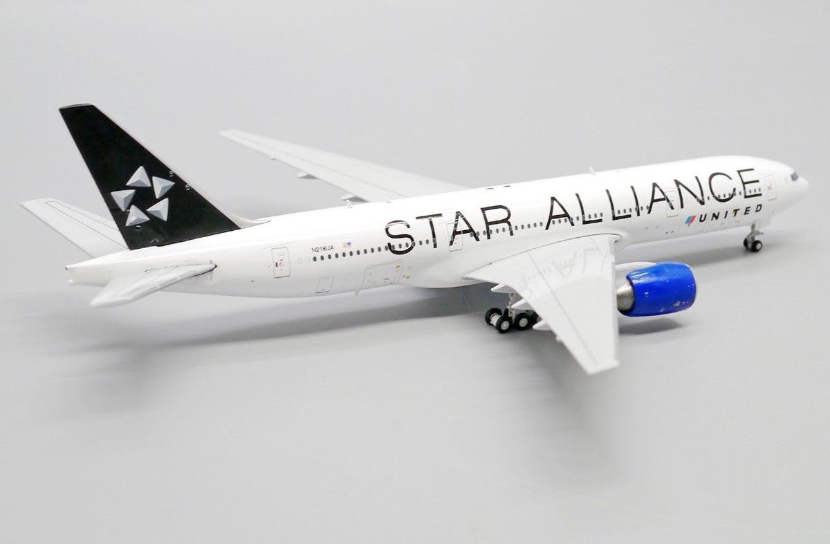 ユナイテッド航空 777-200ER N218UA 1/400 www.JetCollector.com: United Airlines B777-200ER Star