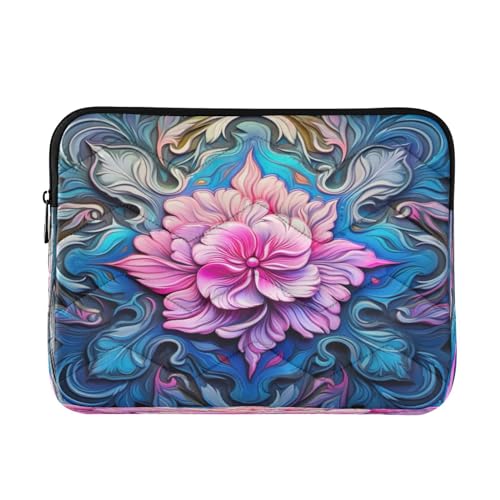 Funda para laptop Boho Mandala Lotus 13-14 pulgadas miniatura 1