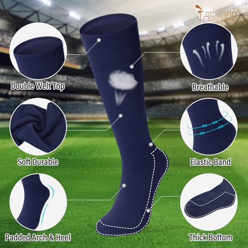 Image of Baseball Socks and Belt for Youth Adult Softball Socks Combo Elastic Waist Belt for Men Kids Boys Girls Women JASGOOD