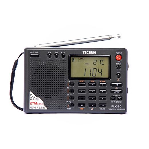 Tecsun Radio PL-380 DSP Fm Am Stereo World Band Receiver,Small Size Radio