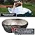 ALEKO Inflatable Hot Tub Spa | Personal High Powered Jetted Bubble | with Drink Tray, Fitted Cover and 3 Filter Cartridges | 145 Gallon | 2 Person | Oval | Black | HTIO2BKBK
