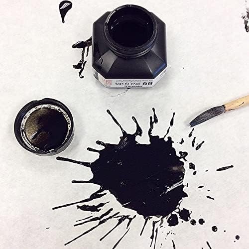 ZIG Cartoonist Sumi Ink 60ml - Smooth Ink for Illustration, Lettering, Drawing, Outlining on Bright & Dark Papers - Perfect for Beginners & Professionals. AP- Certifird Japan 2