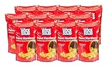 Xsorb Rock Solid Paint Hardener, Pack of 12, 8 ounce bags, Powder for drying waste or leftover acrylic/latex paint, absorbs up to 1½ gallons per bag