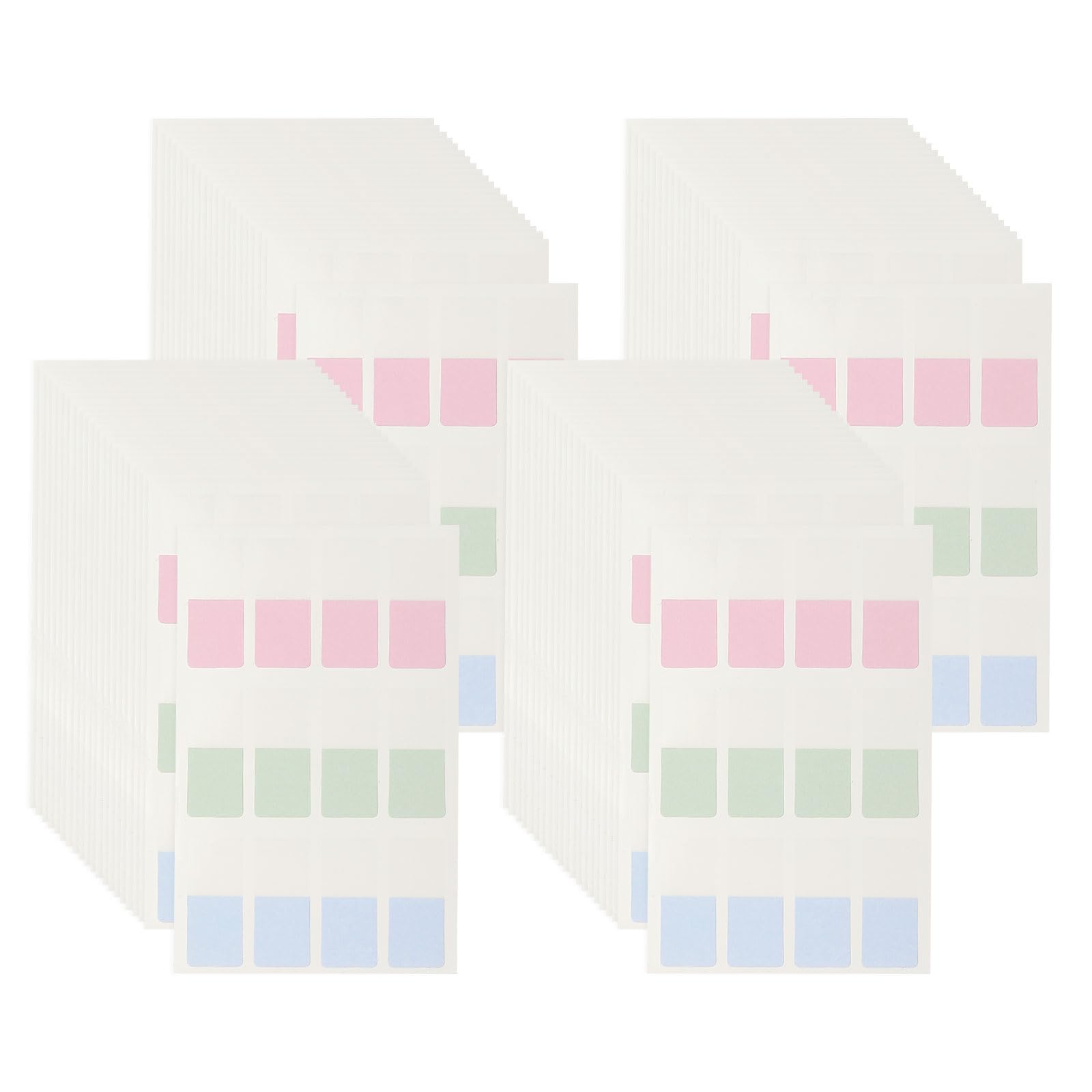 PATIKIL Clear Index Sticky Tabs, 480 Pcs Small Transparent Sticky Notes Bookmarks Planner Stickers Page Tabs for Office Notebooks File Folder Ledger Book, Morandi 3 Colors