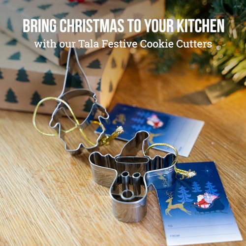 Tala Extra Large Snowflake Cutter, Detailed Biscuit Cutter for Baking Perfect for Fondant and Dough Stainless Steel Cutter - Image 2