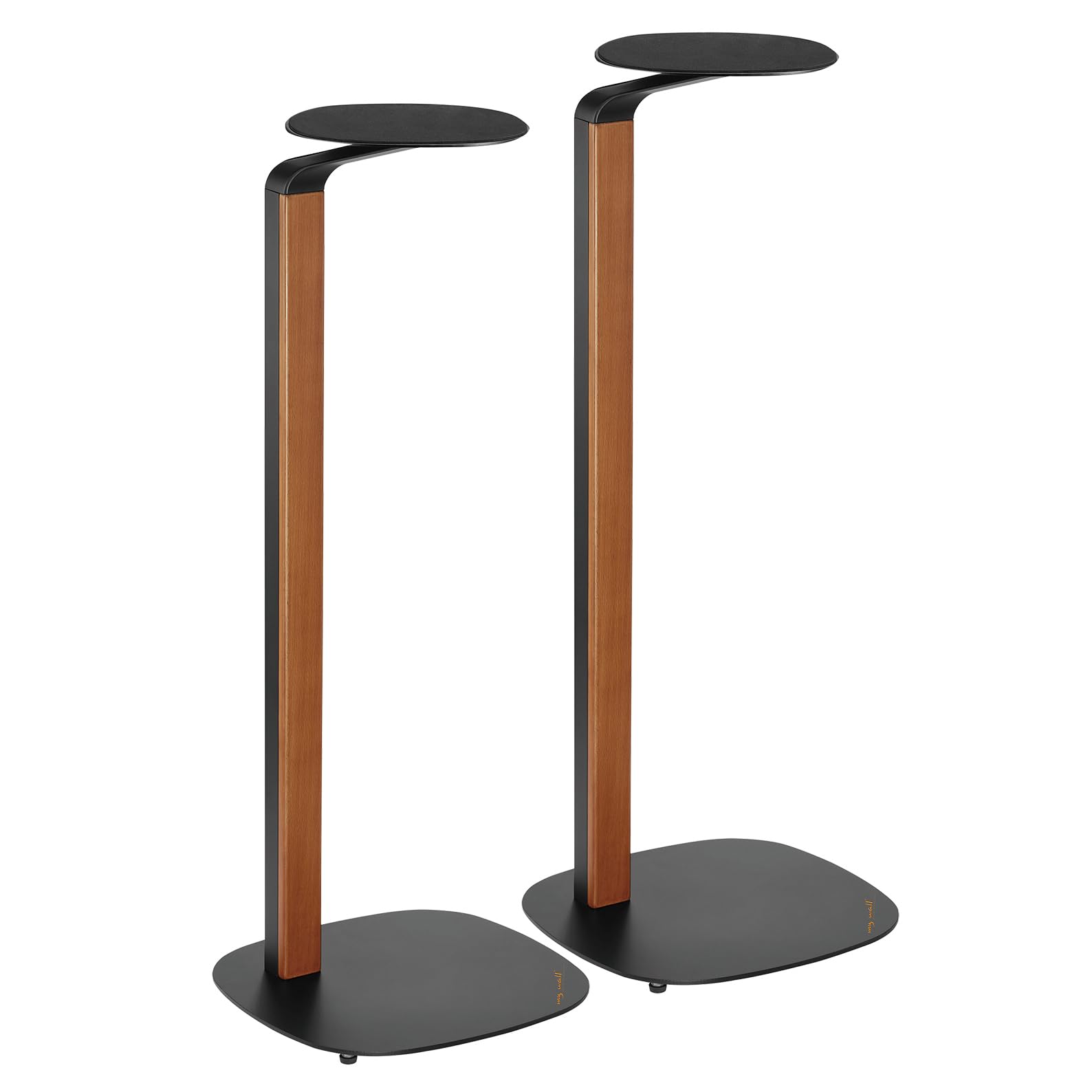 My Wall HS 20 L Piedistallo per Altoparlante Supporto da Pavimento Nero, Legno 2 pz.
