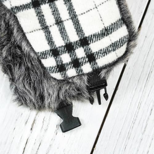 Image of ONWAY Trapper Hat Winter Hats for Women Men with Faux Fur Ear Flaps