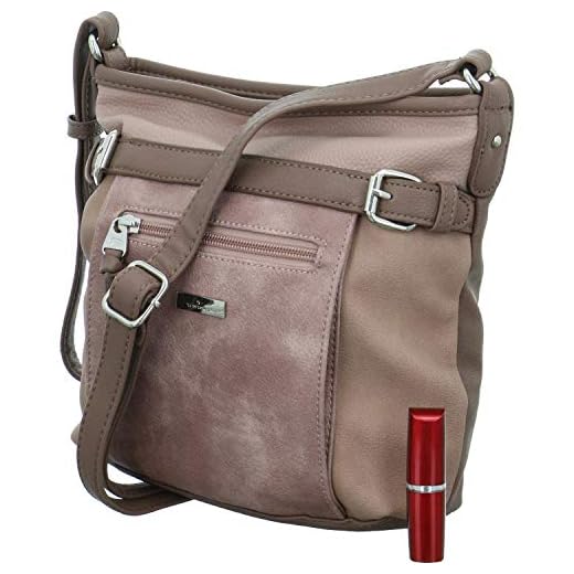 TOM TAILOR Juna, Bolso Bandolera Mujeres, Rosa, 26 x 7,5 x 24