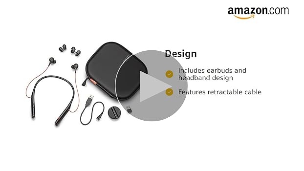 Amazon.com: POLY Voyager 6200 Uc B6200 Black Ww : Electronics