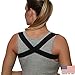 Posture Corrector Brace/Wear 15 Minutes A Day to Impove Posture Posturific Brace - Available in Colors and Sizes (Black Small)