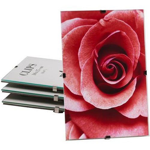 Buy Ikea Clips Set of 4 Glass Frames 4" X 6" Online at desertcartUAE