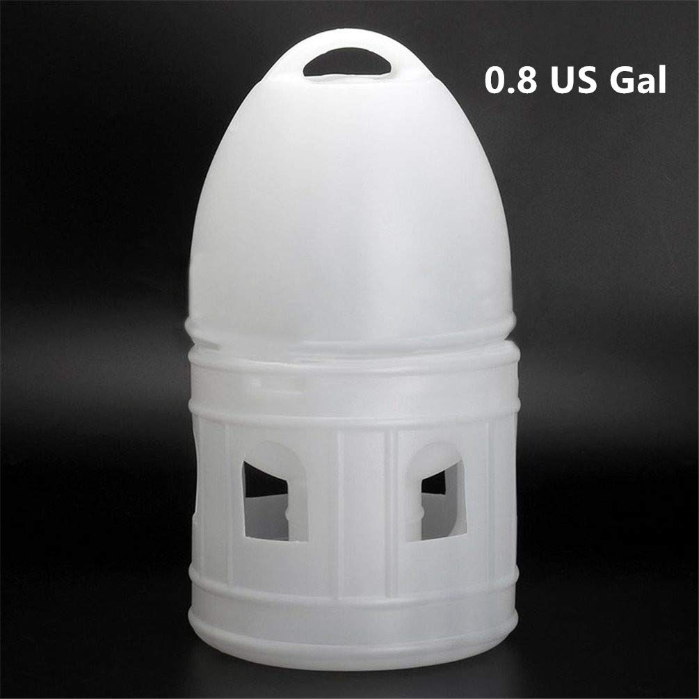 Gooday Bird Water Drinker Feeder Pigeon Plastic Pot Dispenser