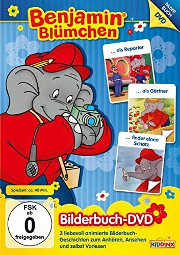 Benjamin als Reporter/ als Gärtner/ findet einen Schatz Bilderbuch