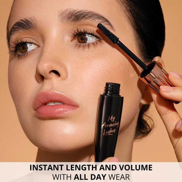Image of Mascara For Older Women 60 Plus, My Amazing Lashes Mascara black, Volume and Length, Natural Lengthening and Thick, Smudge-Proof,No Clumping, Instantly Create The Look of Lash Extensions, (1PCS)