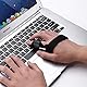 Clispeed Fingerschiene, Schiene für Zeigefinger, integrierte Aluminium-Unterstützung, verstellbare Bandage zur Schmerzlinderung, Schwarz