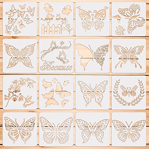 Riutilizzabili e lavabili: questi stencil per pittura artistica sono realizzati in plastica PET di alta qualità, flessibili e pieghevoli, ben rifiniti con taglio laser, lisci e stabili, sicuri per l'uso dei bambini. Non facile da rompere o deformare, durevole per un uso prolungato. Questo modello di disegno è comodo da pulire con acqua dopo l'uso e facile da riporre.