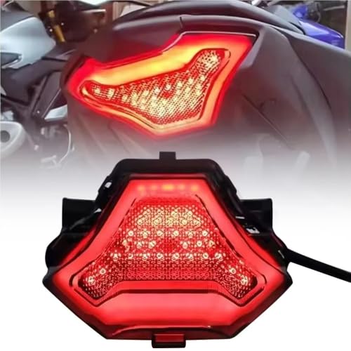 Freno luces trasero LED para rutas nocturnas seguras en moto R3 2