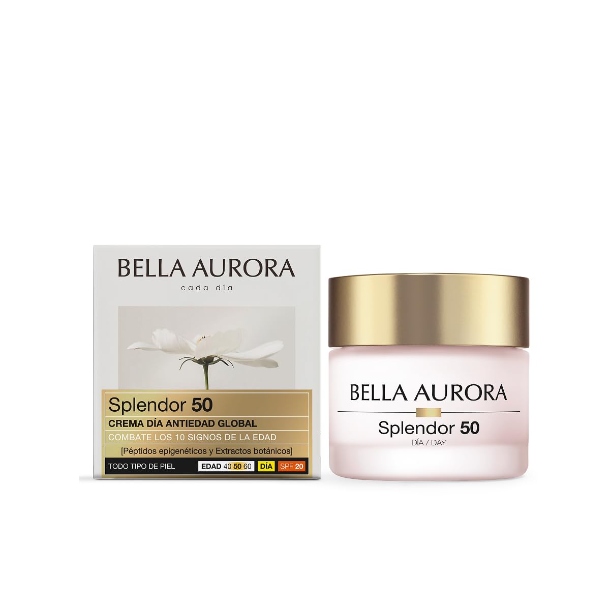 BELLA AURORA Splendor 50 Crema Antiedad Global Día SPF20 50 ml en oferta en Amazon