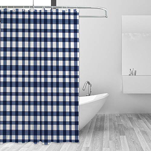 Rideau de douche en polyester anti-éclaboussures lavable pour sol toujours sec - 5