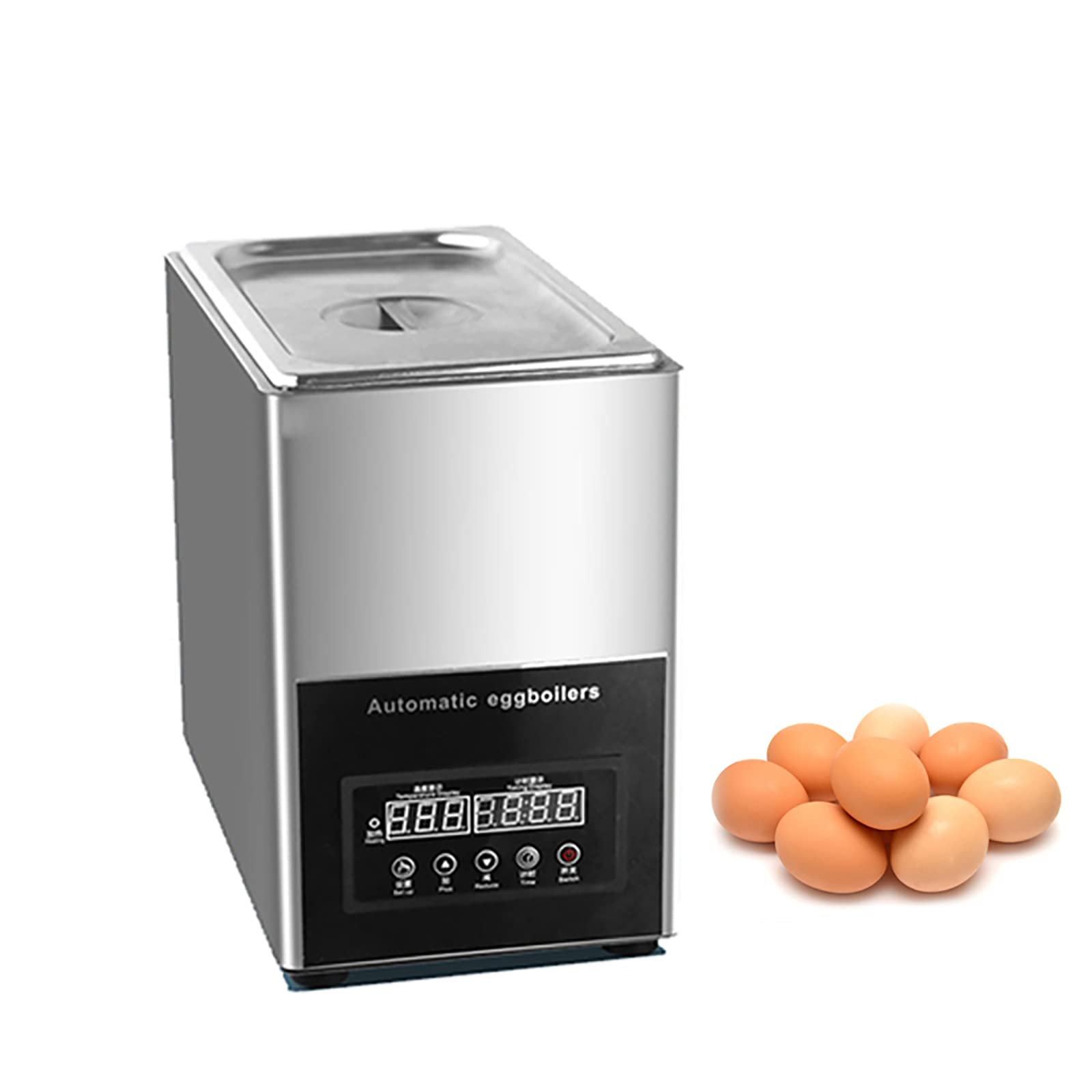 Eoweiot Commercial Egg Cooker, Automatic with Intelligent Temperature Control, Cooks up to 50 Eggs at Once, Temperature Range: 30~90℃