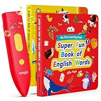 KOKODI Talking Pen Books Sets, Interactive Audio Sound Books Kids Learning Electronic Toys for Boys Girls, Autism Sensory Games, Early Educational Gifts Birthday Gifts for Toddlers Kids Age 2 3 4 5