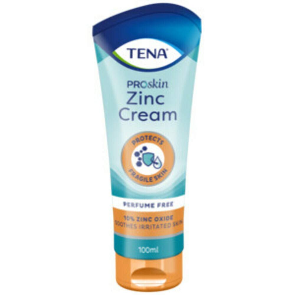 TENA Zink Creme 100 ml – Zinkoxid-Creme mit Vitamin E