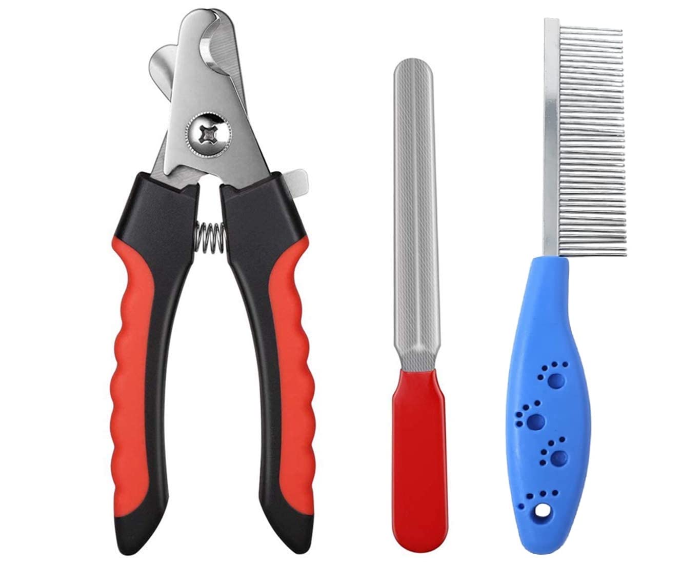 RvPaws Dog Nail Cutter with Clipper Multicolor, Dog Nail Grinder + Hair Brush for Pets Fur Shedding Comb for Dogs, Cats, Rabbits & Small Animal (Combo of 3) (B0CKFFPZ8G) Amazon Price History, Amazon Price Tracker