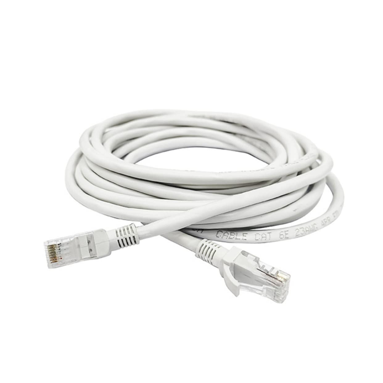 Cavo Ethernet Cat6 Bianco 50 Metri, Rame, Jumper Rete Locale