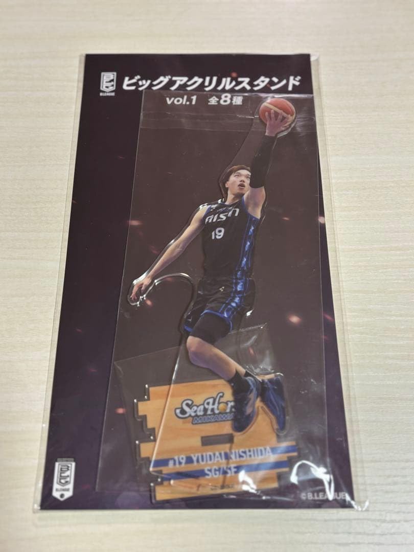 シーホース三河 西田優大選手 ビッグアクリルスタンド