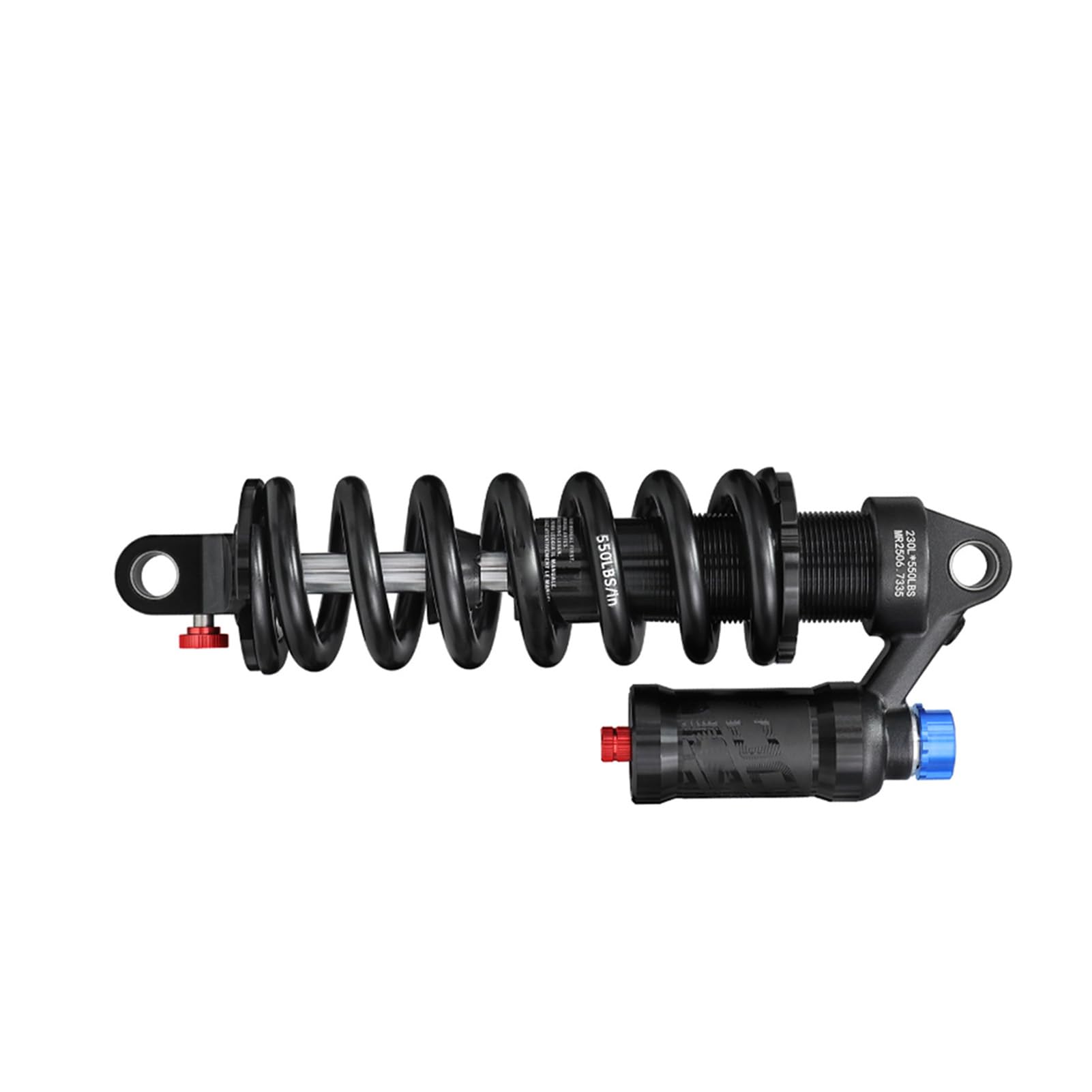 Ammortizzatore posteriore per mountain bike Ammortizzatore elicoidale a molla di smorzamento regolabile ad alte prestazioni con capacità di carico di 550 libbre per guida in (230MM-550LBS)