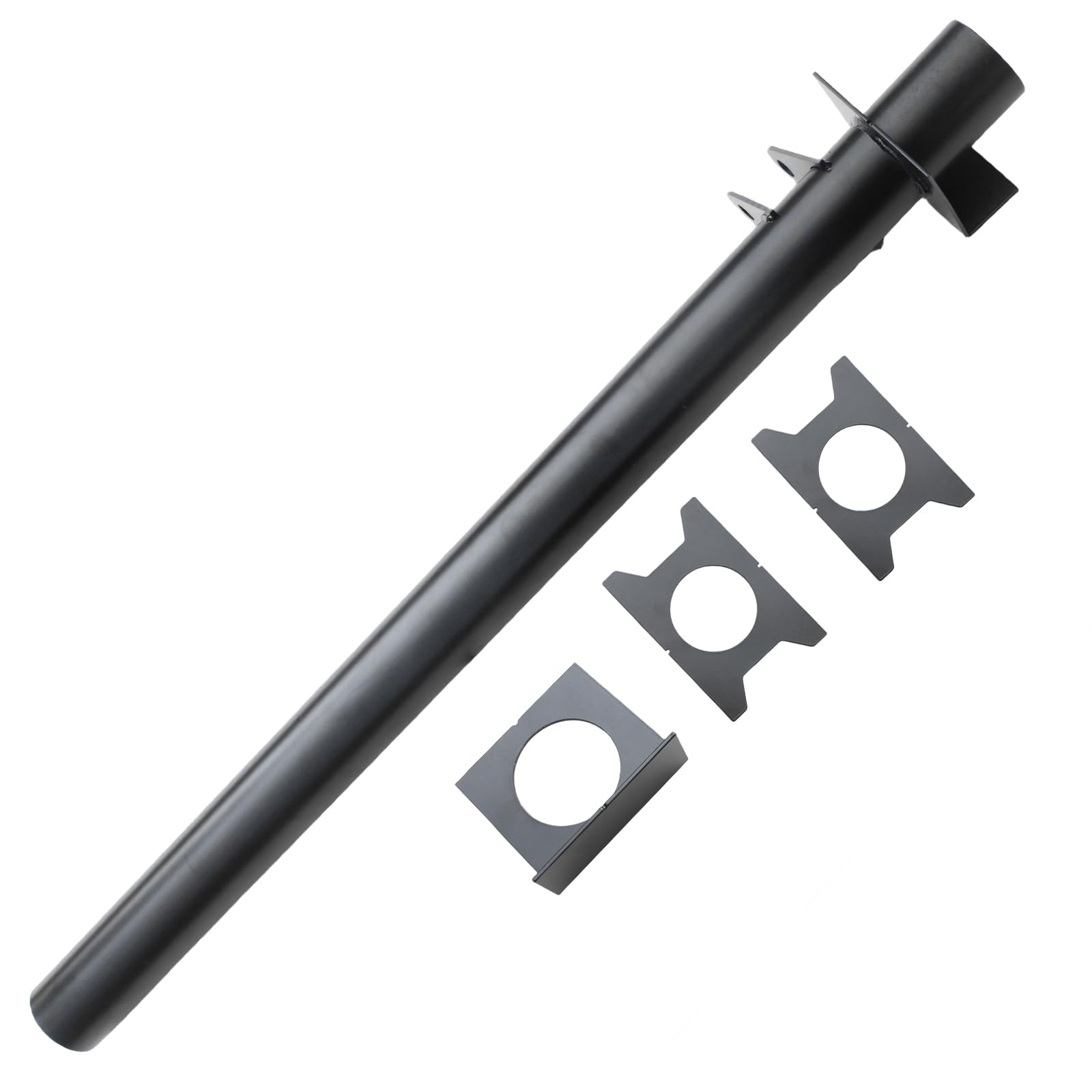 Autoptzxd Rear Upper Shock Mount Crossmember with Bracket Compatible for 1999-2006 Chevy Silverado GMC Sierra 1500 2500 Fuel Tank Support Crossmember