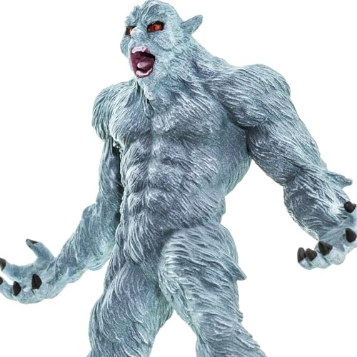 Safari Ltd Bigfoot, 8 cm, mythologische Spielzeugfiguren für Kinder | Ungiftig und BPA-frei | Für Kinder ab 3 Jahren geeignet, Hellblau, Weiß
