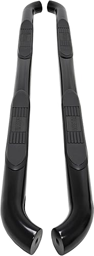 Miniatura 2 de Westin 23-4155 E-Series 3 barras redondas Nerf para Ranger SuperCrew 2019-2025 par negro