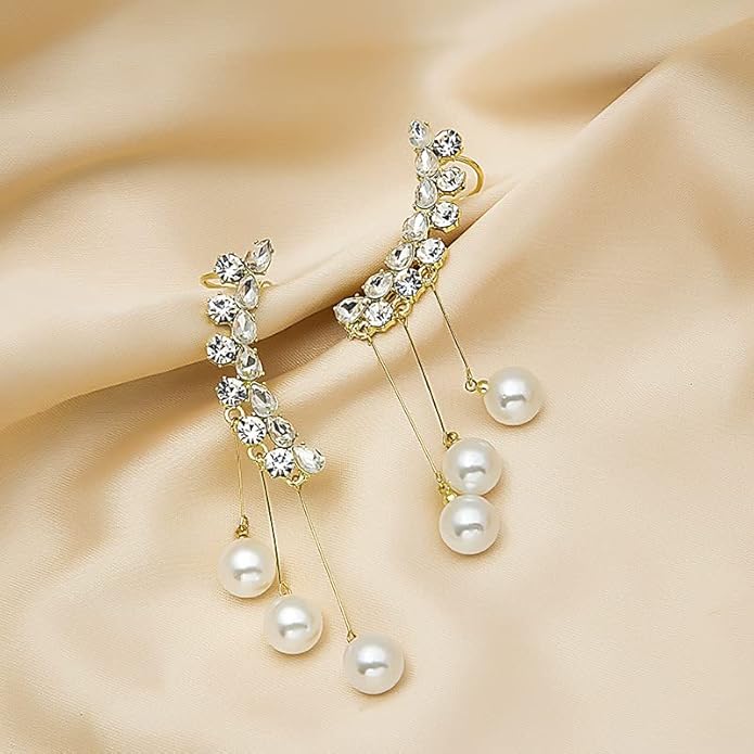 Image of Bottega-Inspired Chunky Korean Stylish Earrings | Big Party Statement Studs | Celebrity Fashion Jewellery | Gifts For Women and Girls