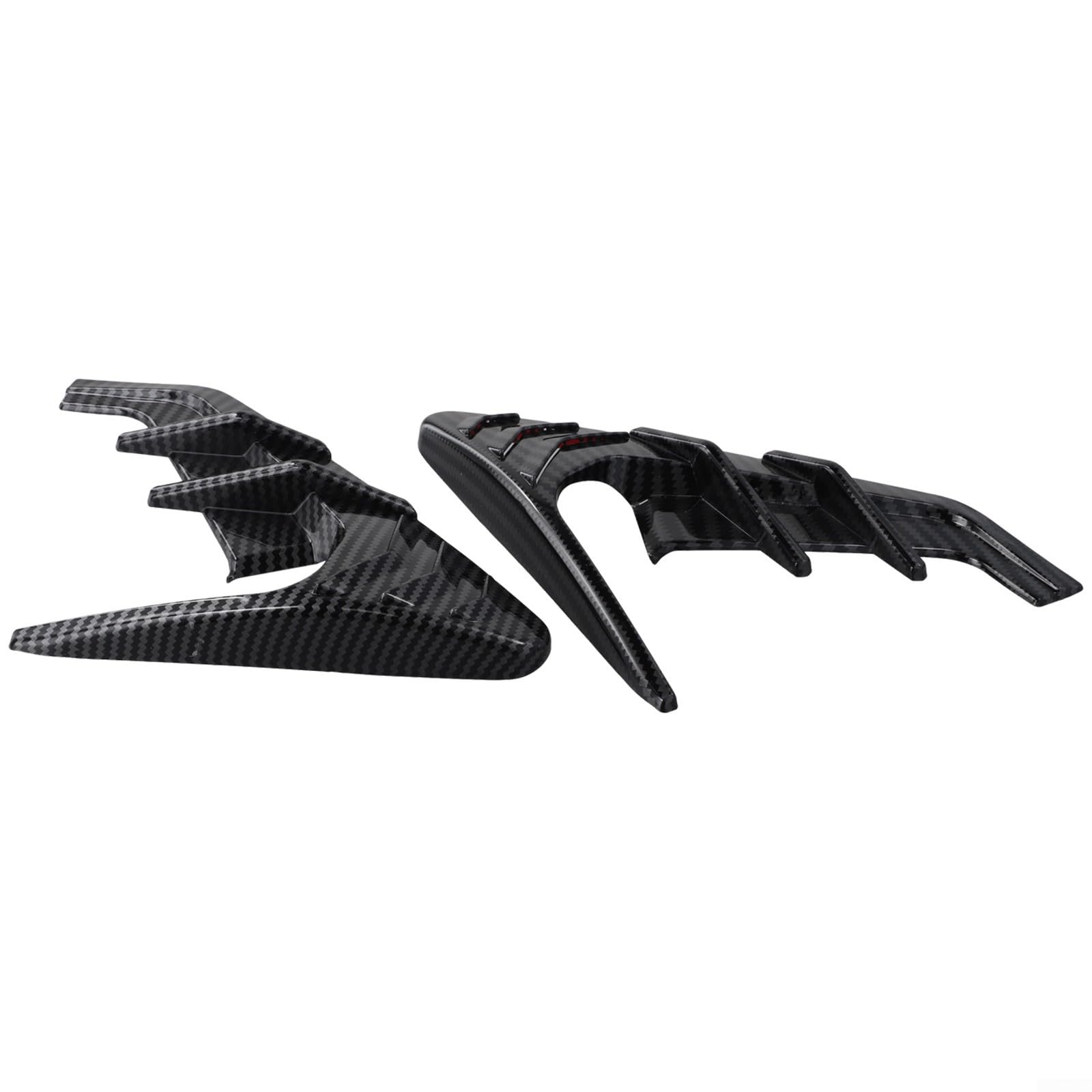Kit di 2 coperture per frecce laterali per Tesla per il modello 3 Y per esterni e per protezione (effetto fibra di carbonio)