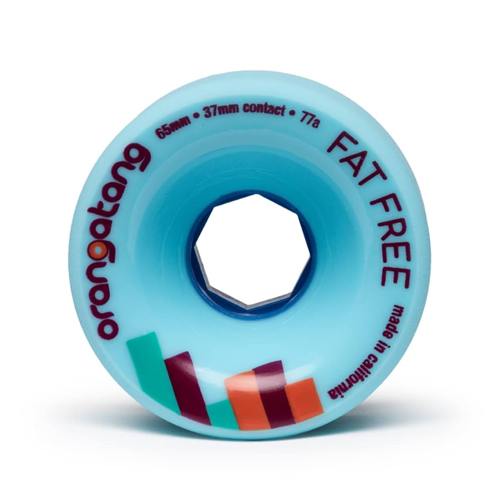 Amazon.com : Orangatang Fat Free 65 mm 77a Freeride