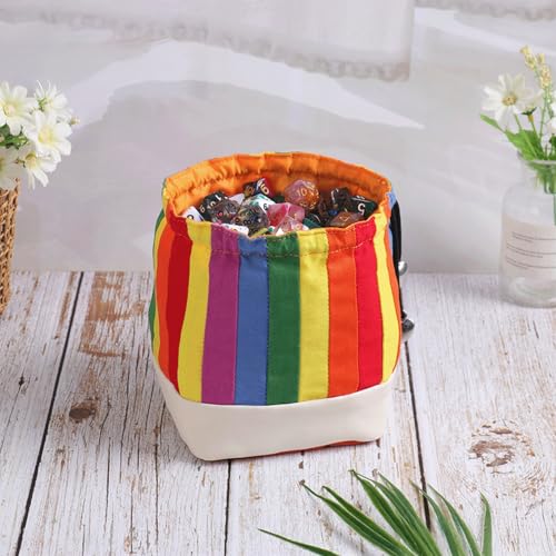 Bolsa para Dados de Mahjong con Cordón Arcoíris miniatura 2