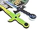 PowerTRC Sword and Shield Play Set | Unique Design | Foam Weapons | Kids Play Knights | White Eagle & Golden Lion Shield