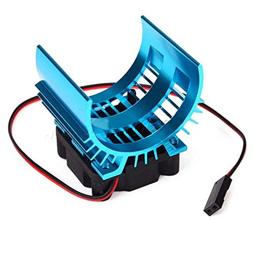 Sharegoo Alloy Heat Sink Heatsink With 5V Cooling Fan For 1/10 Car 540 550 3650 Size Brushless Engine Motor Rc Car Truck Buggy Crawler #TOP5