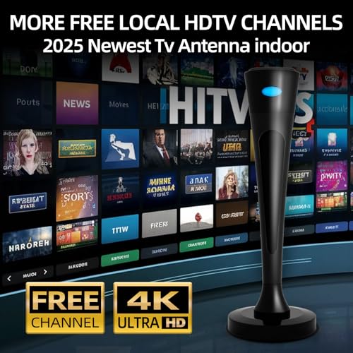 image for HDQHKE 2025 Antenna for Smart TV for Local Channels,TV Antenna Indoor 
