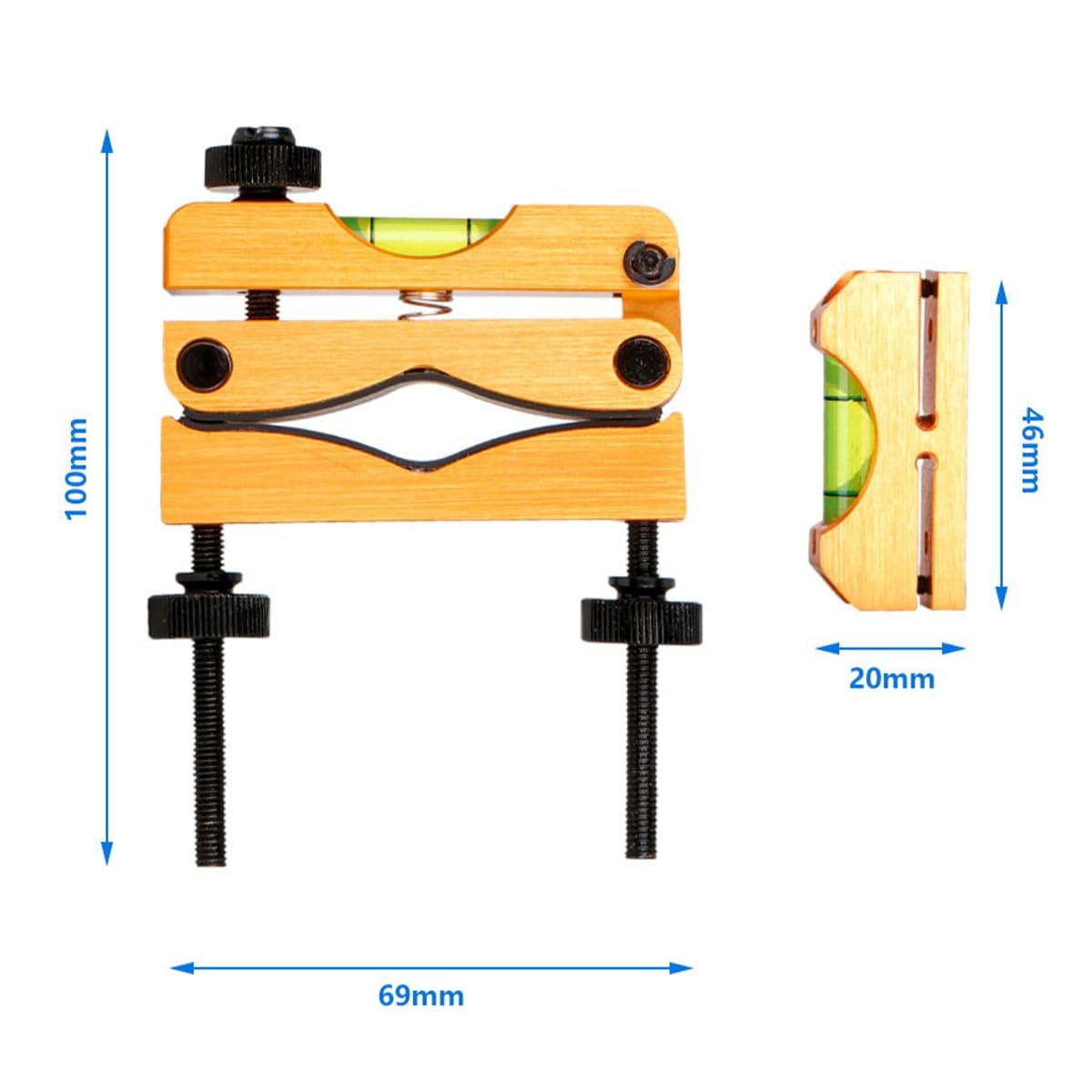 Namvo System poziomowania siatki ze stopu aluminium zestaw do poziomowania uniwersalnego narzędzia wyrównującego do broni palnej Crosshair Barrel Clamp Fit Konserwacja Montaż Inżynieria Con