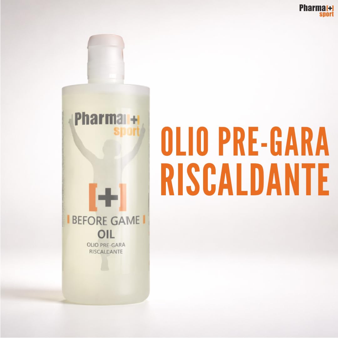 Pharma+ Sport Olio Pre-Gara Riscaldante 500 ml – Olio per Massaggio Sportivo Warm-Up – Alta Scorrevolezza e Fluidità – Uso Esterno (6)