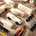 Yerliker 6 Pcs Derby Car Kit Includs Basic Blocks with Wheels and Axels Pinewood Car Kits for Family Gatherings