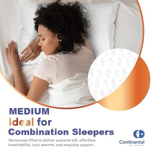 Continental Bedding 100% Luxury Down Pillow thumb #4