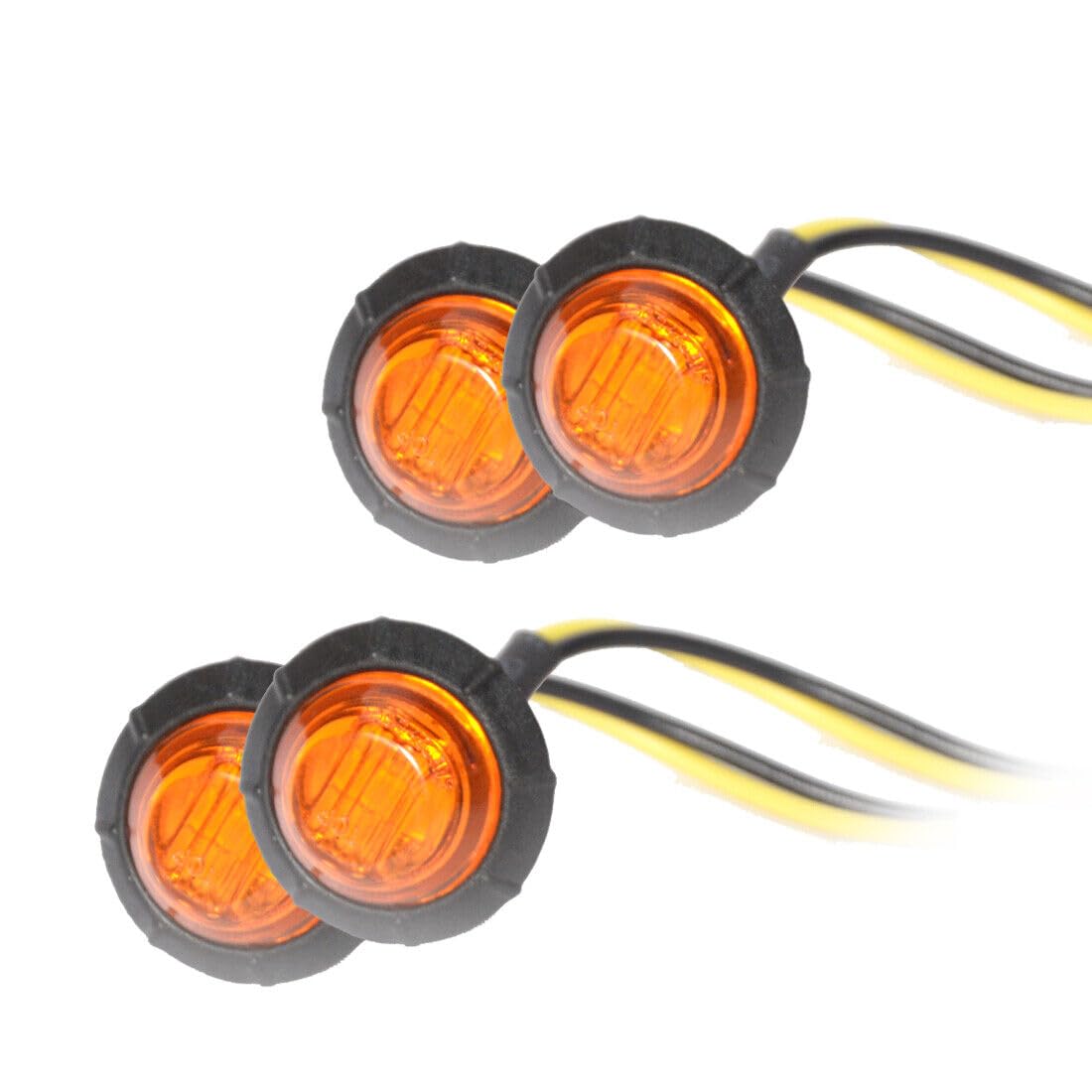 Kit universale per auto, ATV, UTV, XSS, indicatori di direzione, kit legale per manubrio, interruttore a pollice con luci LED, relè lampeggiante, sistema di cablaggio lampeggiante (kit N)
